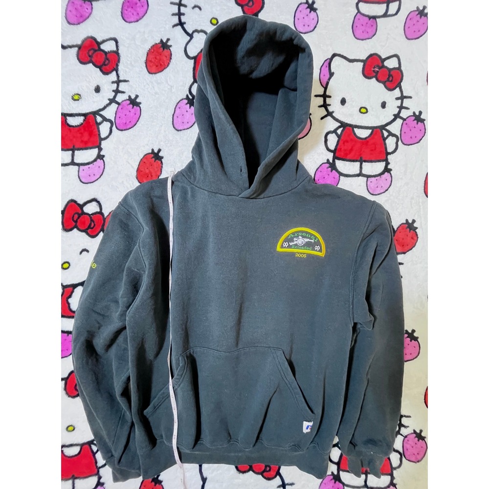 2000s skater grunge black hoodie
